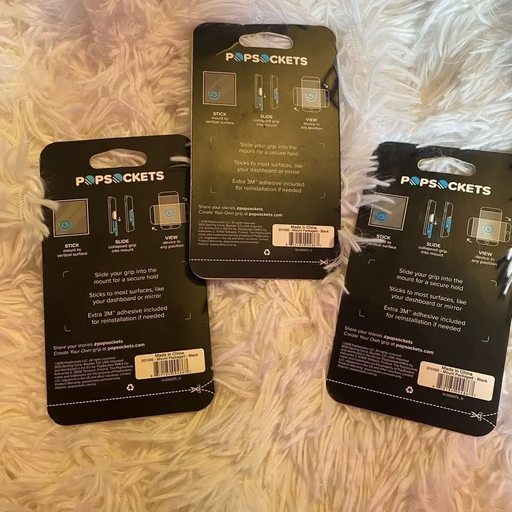 *NIB* Popsockets Multi-Surface Mount, 3 Available